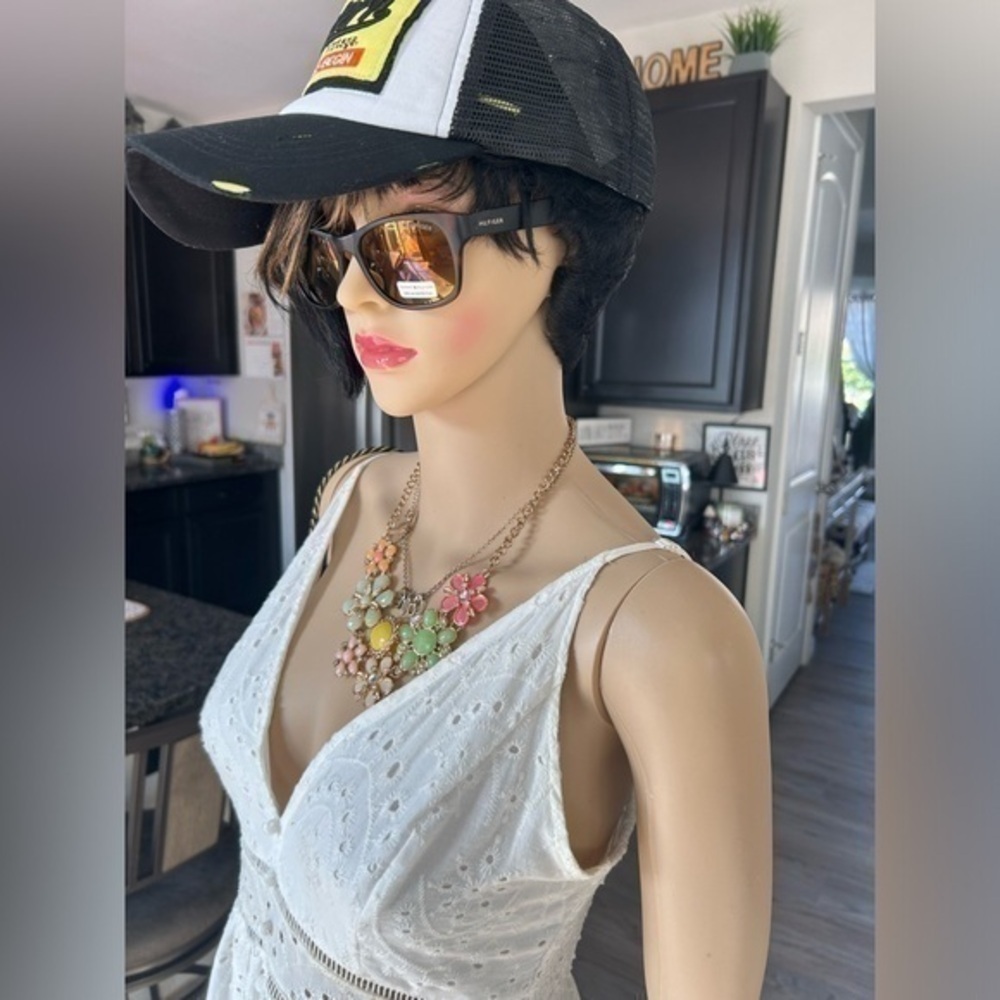 ✨NWT Tommy Hilfiger mirror black tortoise sunshades sunglasses 😎 - Picture 8 of 14
